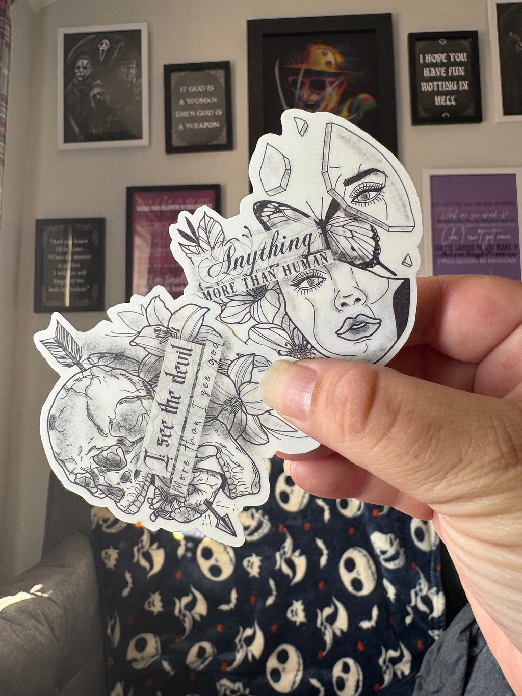 Bad Omens Inspired Stickers - Set 01