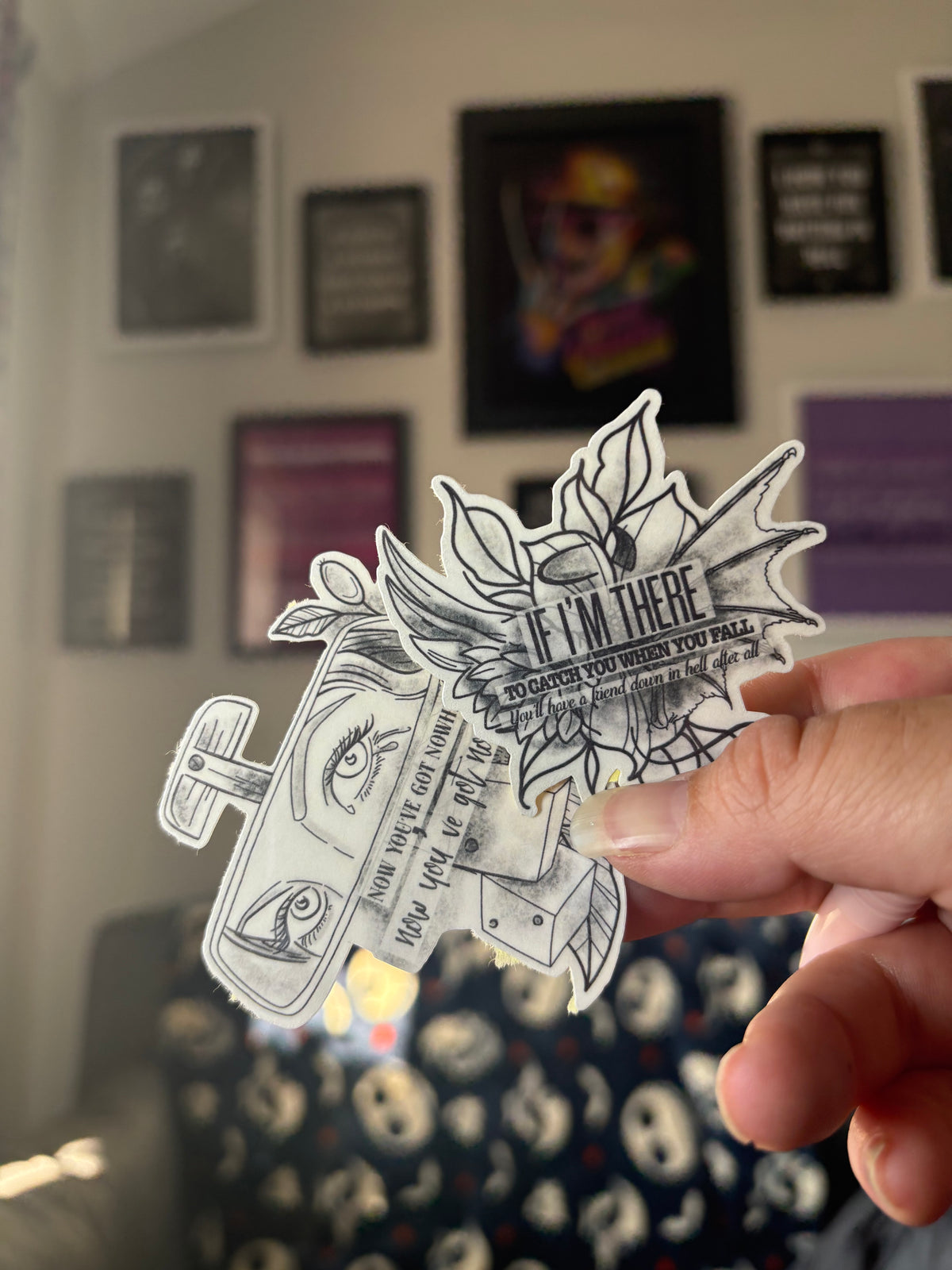 Bad Omens Inspired Stickers - Set 02