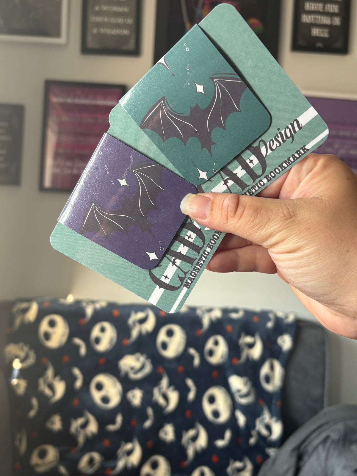 Bat Magnetic Bookmark