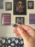Jerry the Flamingo Pin Badge
