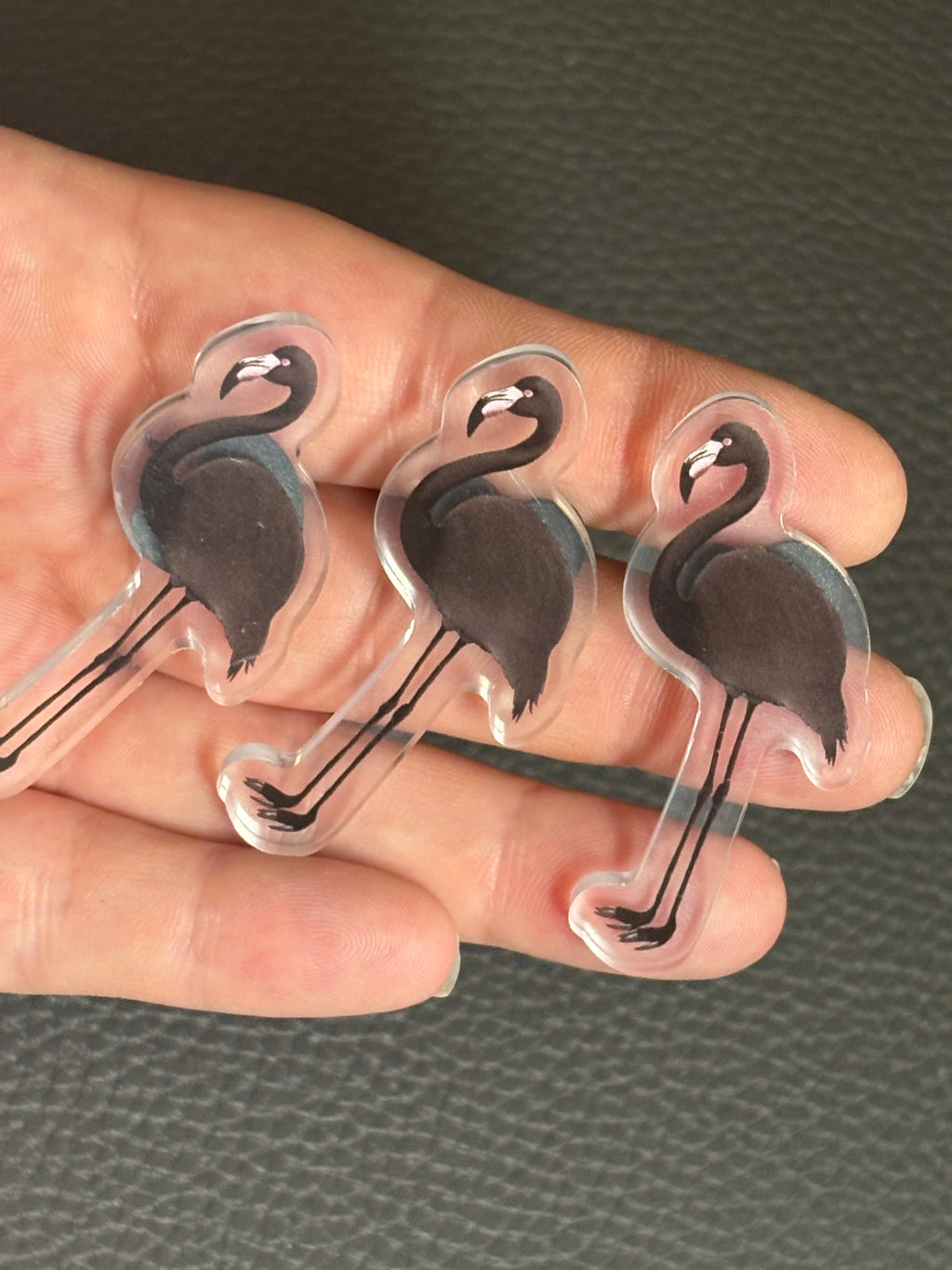 Jerry the Flamingo Pin Badge