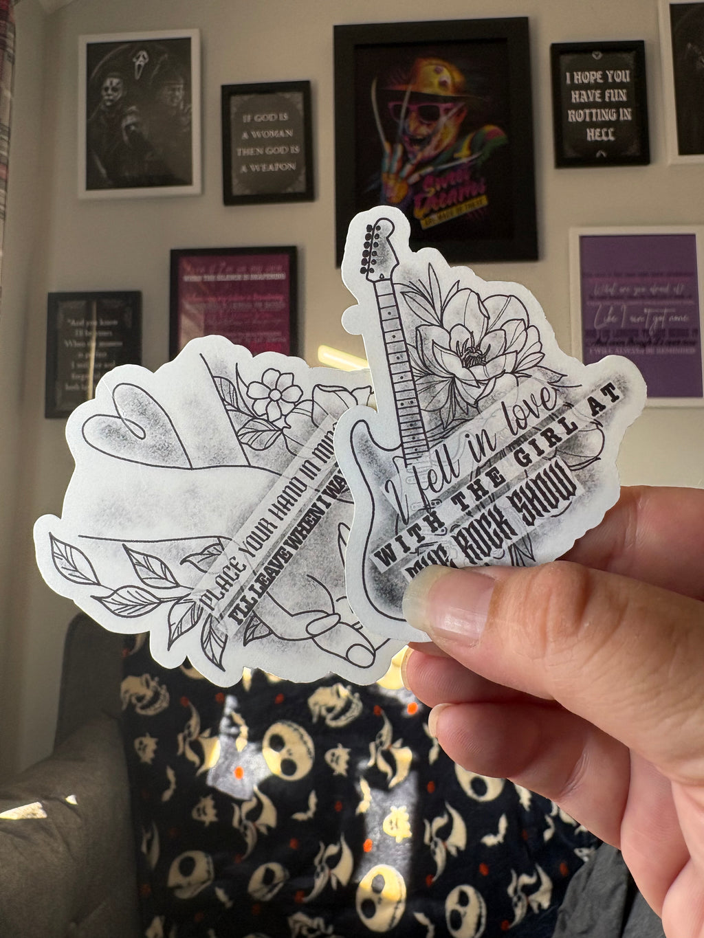 Blink 182 Inspired Sticker Set