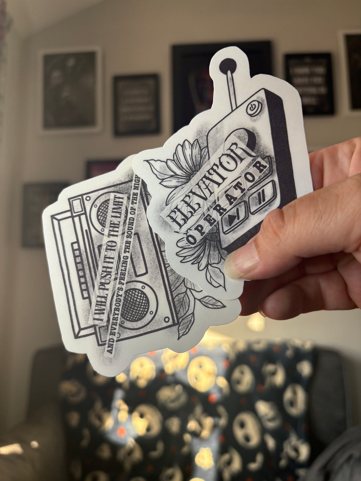 Electric Callboy Inspired Sticker Set