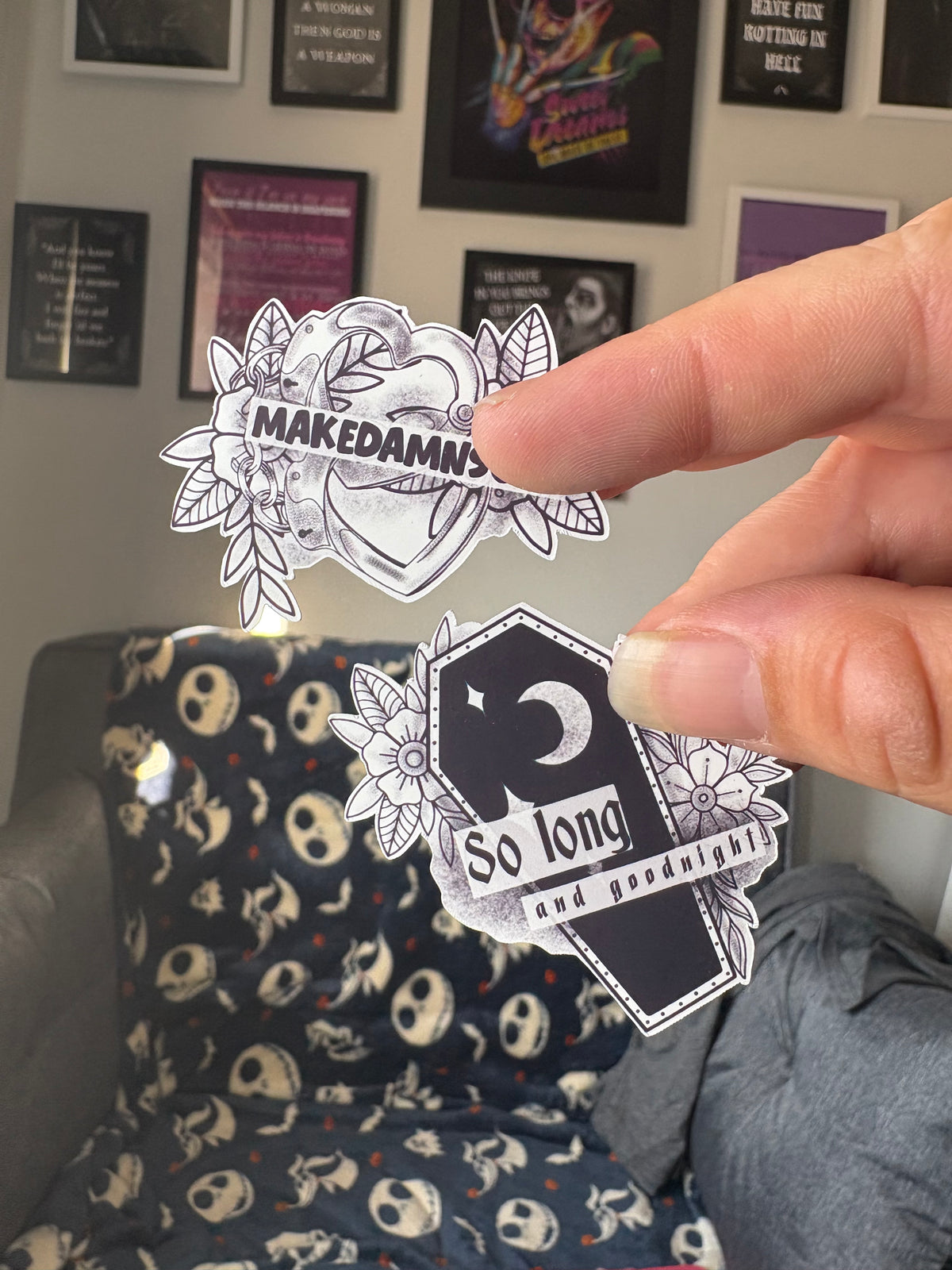It Was Never A Phase Emo Sticker Pack