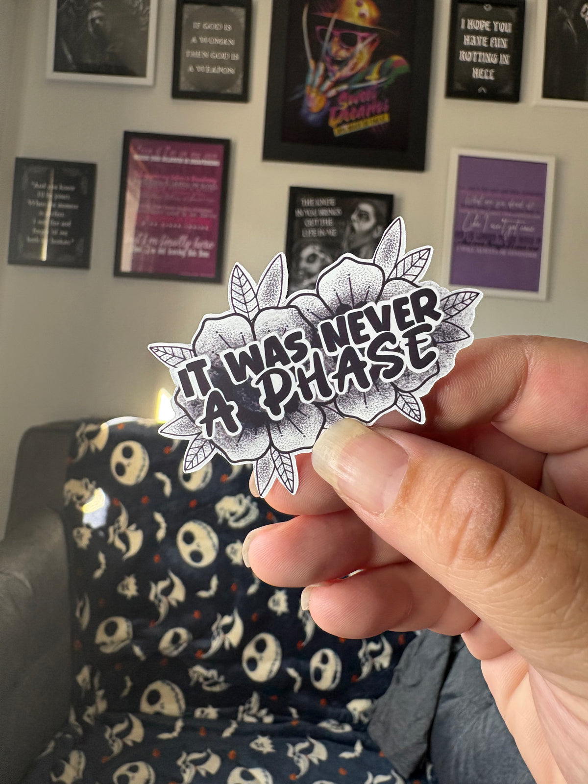 It Was Never A Phase Emo Sticker Pack