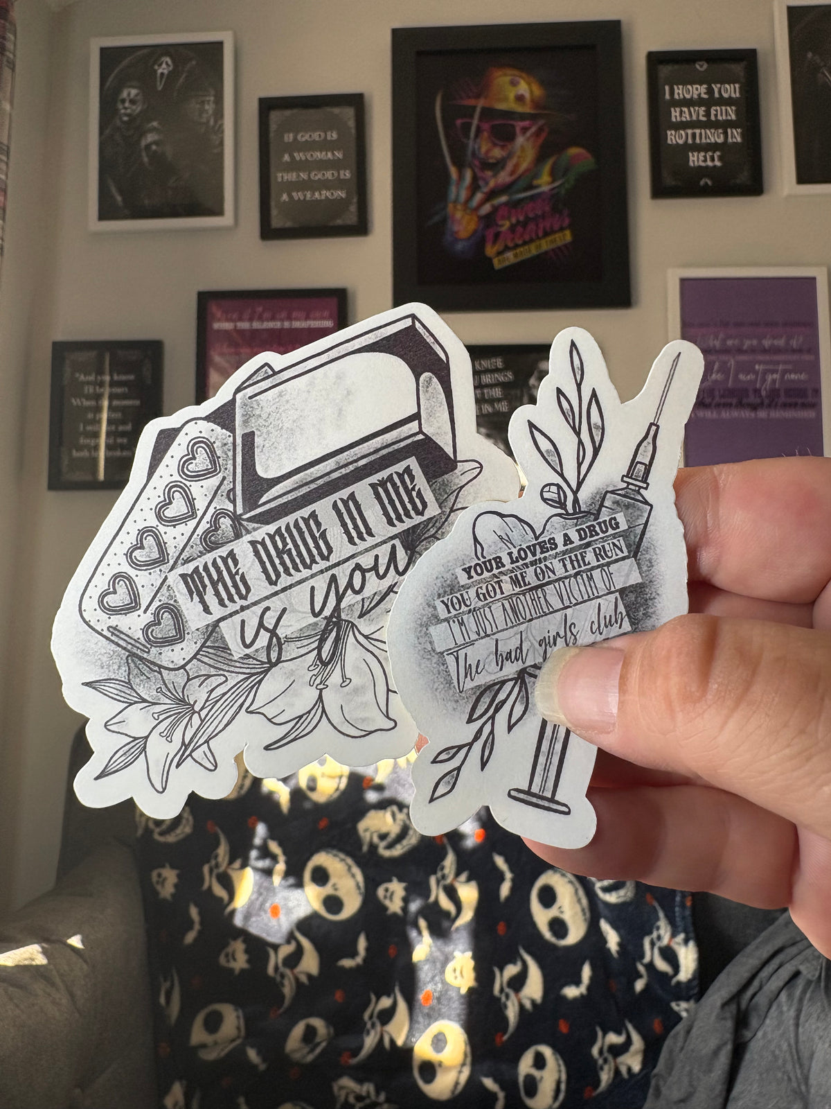 Falling in Reverse Inspired Sticker Set