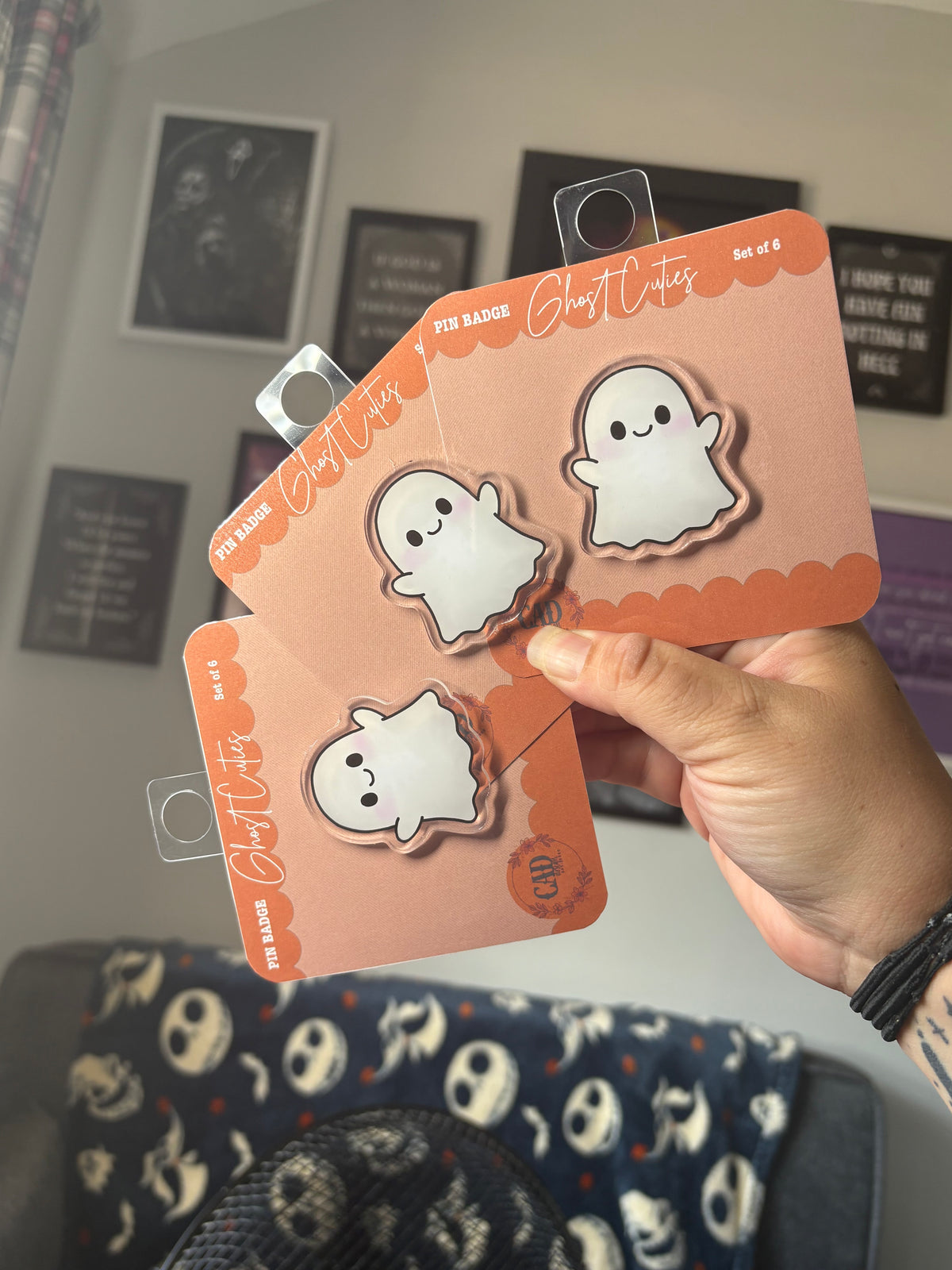 Ghost Cuties Collection Pin Badges