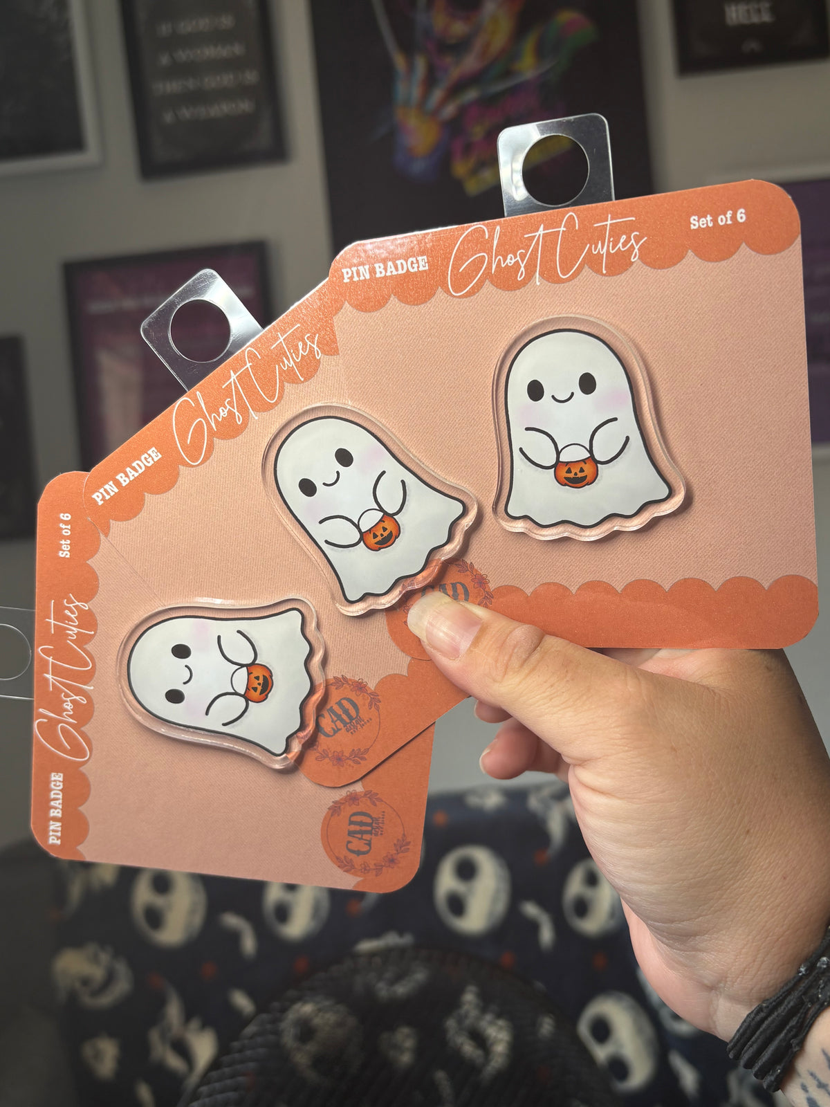 Ghost Cuties Collection Pin Badges