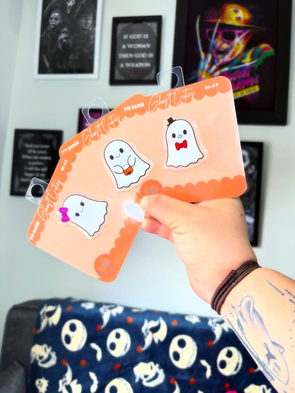 Ghost Cuties Collection Pin Badges