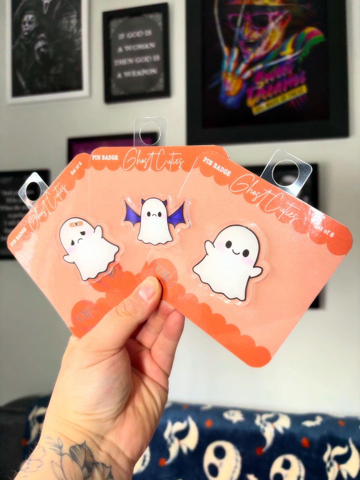 Ghost Cuties Collection Pin Badges