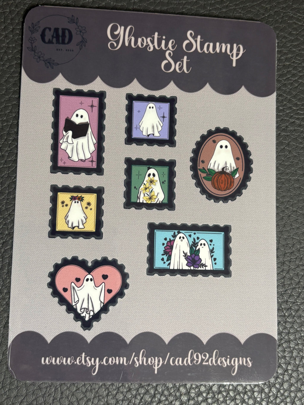 Ghost Stamps Sticker Sheet