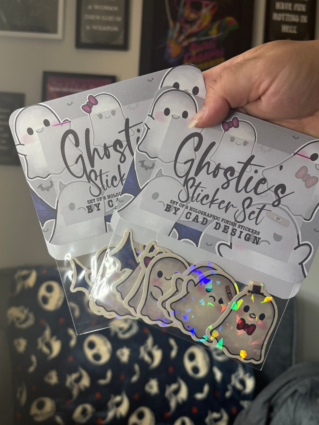 Holographic Ghosties Sticker Pack
