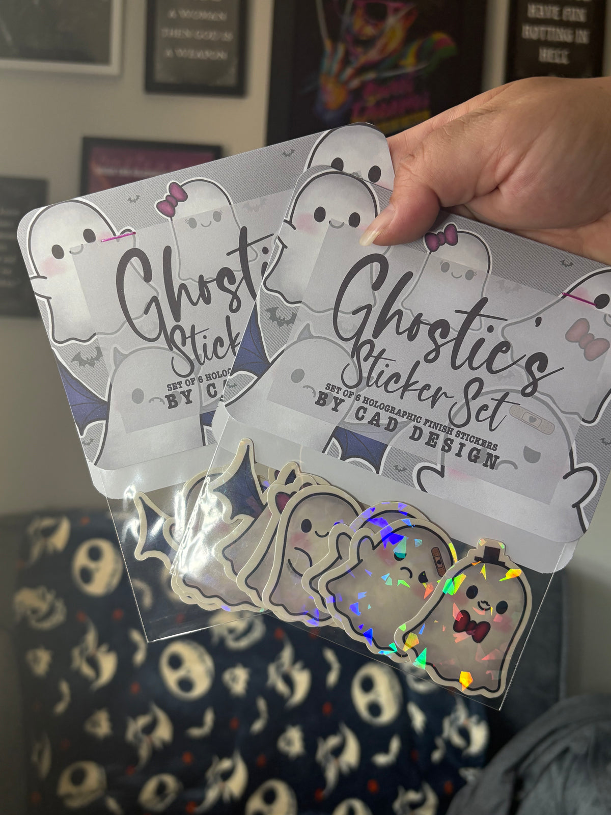 Holographic Ghosties Sticker Pack