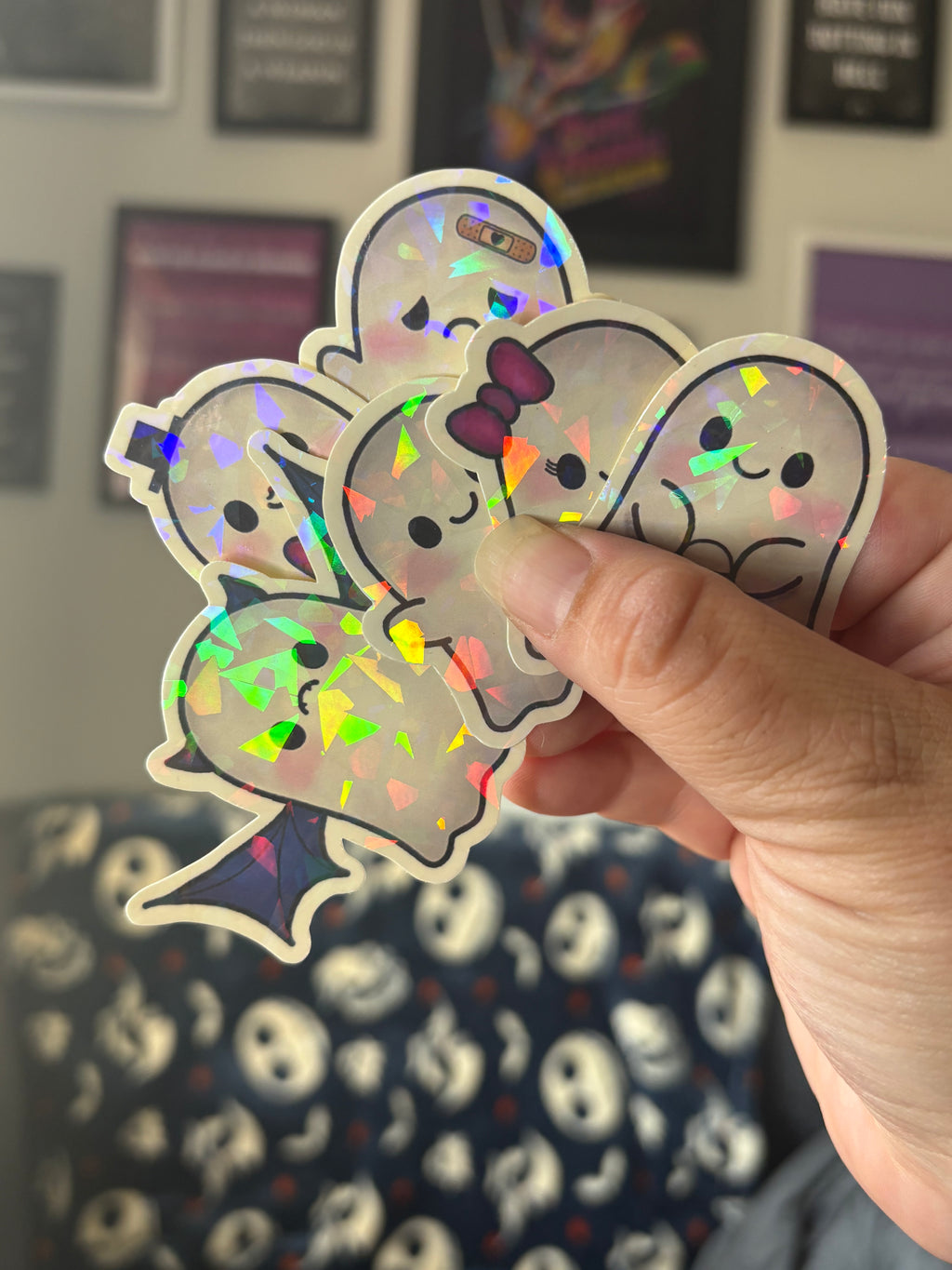 Holographic Ghosties Sticker Pack