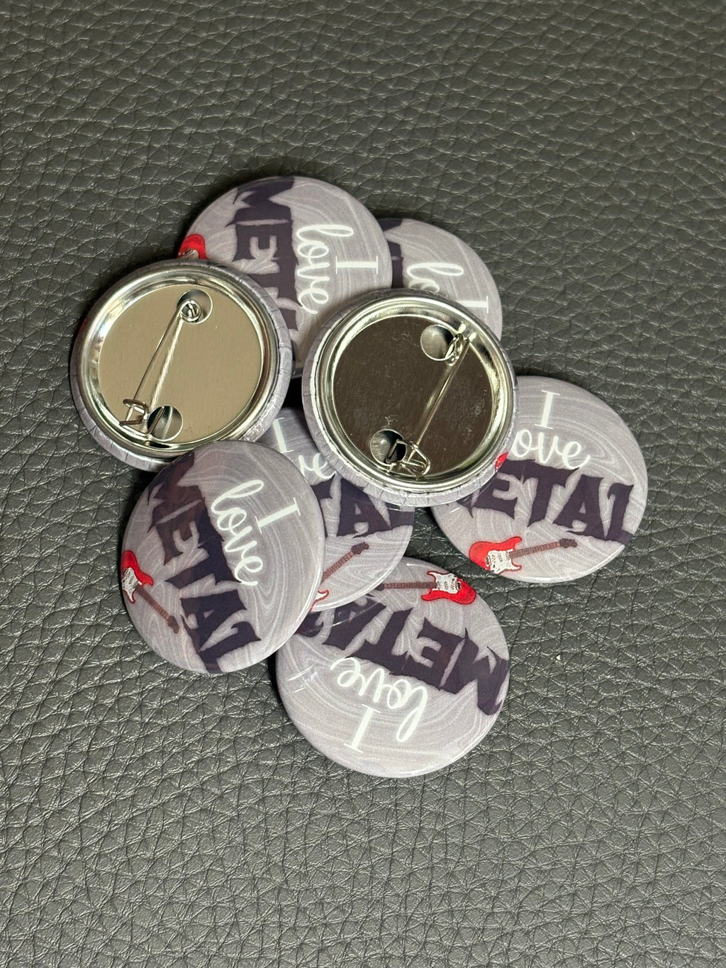 I Love Metal Pin Badge