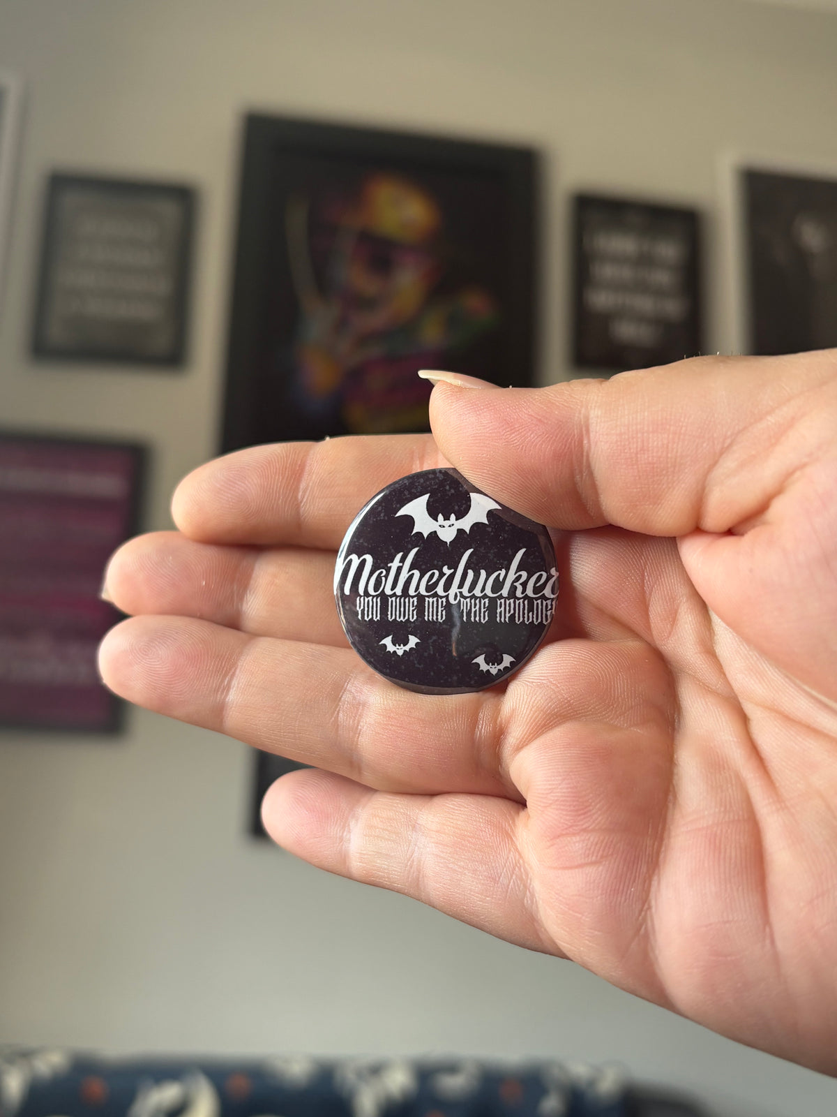 MotherF***er Pin Badge