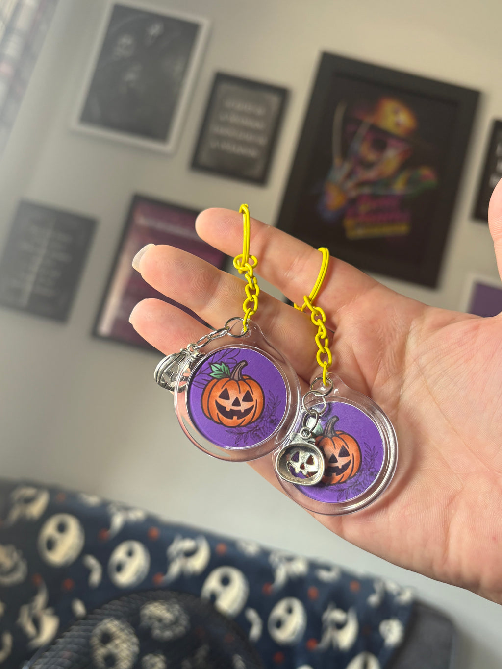 Pumpkin Keyring