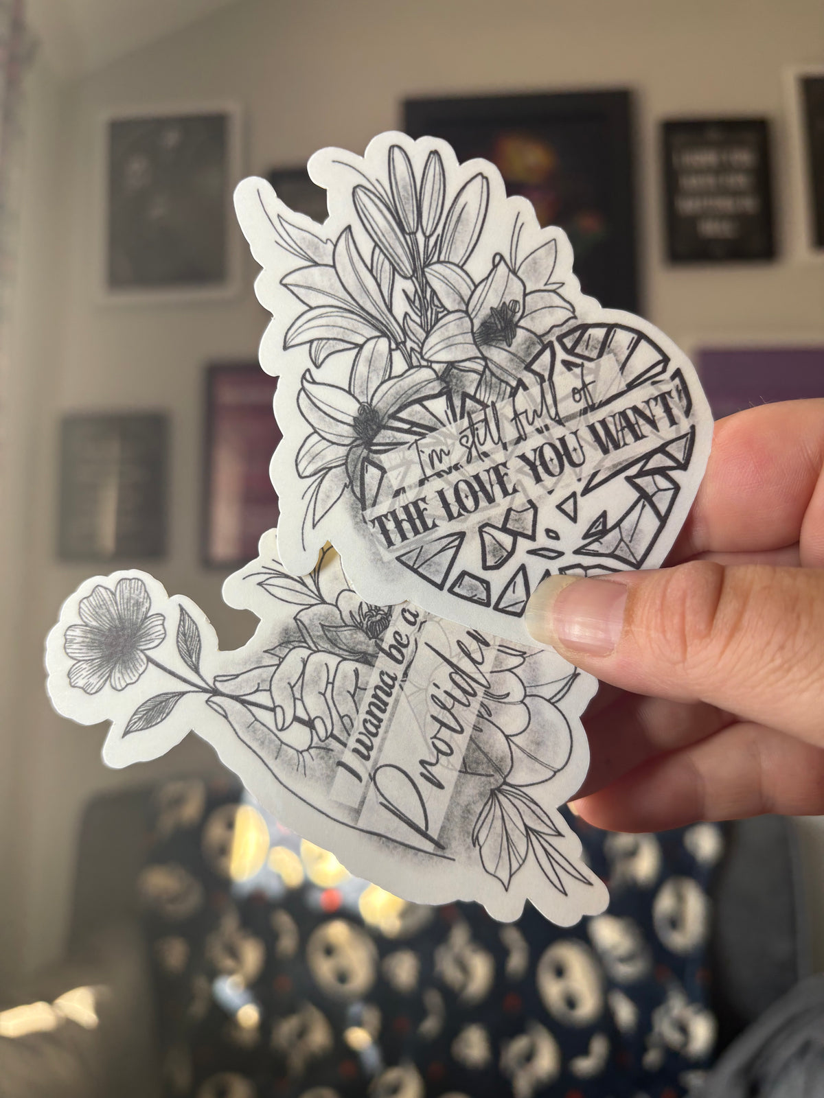 Sleep Token Inspired Stickers - Set 02