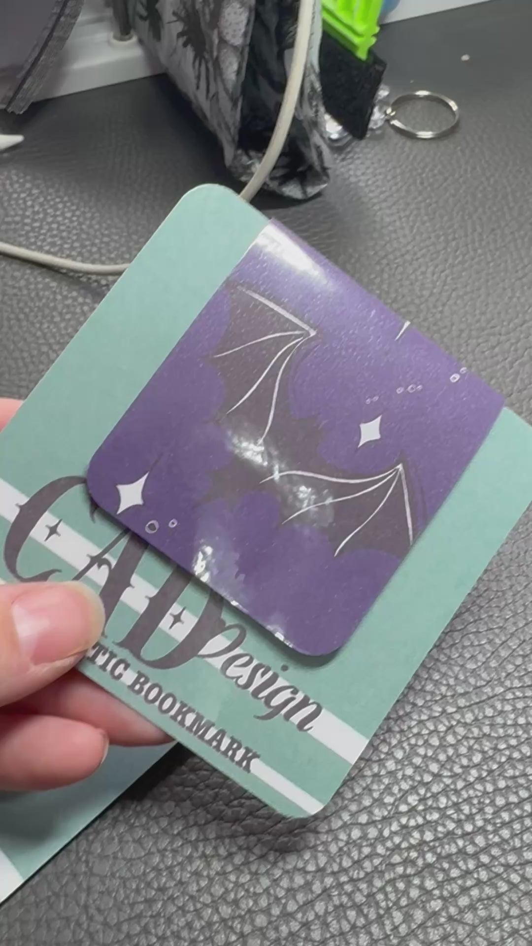 Bat Magnetic Bookmark