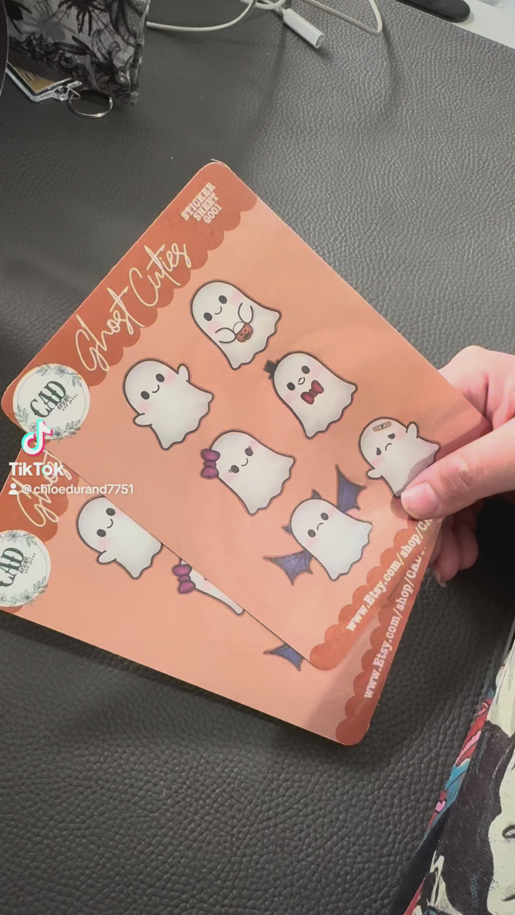 Ghost Cuties Sticker Sheet